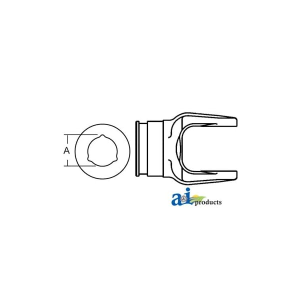 Outer Tube Yoke 5" x5" x4"